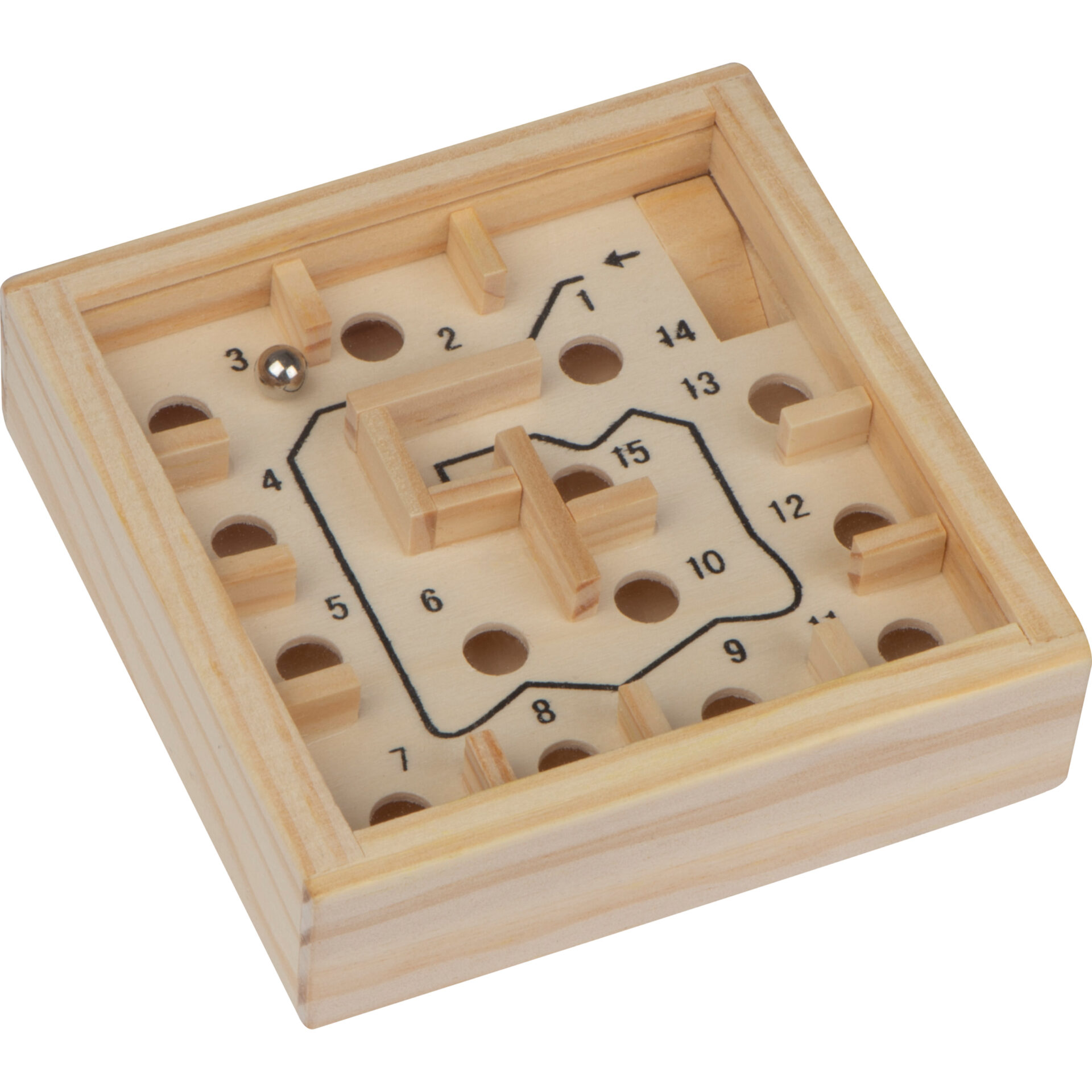 Puzzel dřevěný labyrint