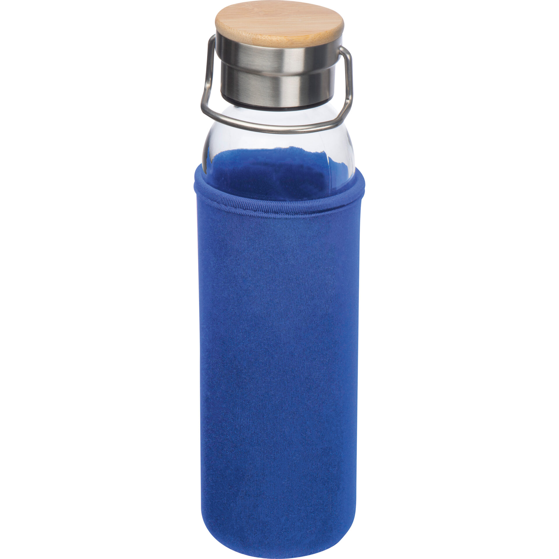 Skleněná láhev s neoprenovým pouzdrem, 600 ml