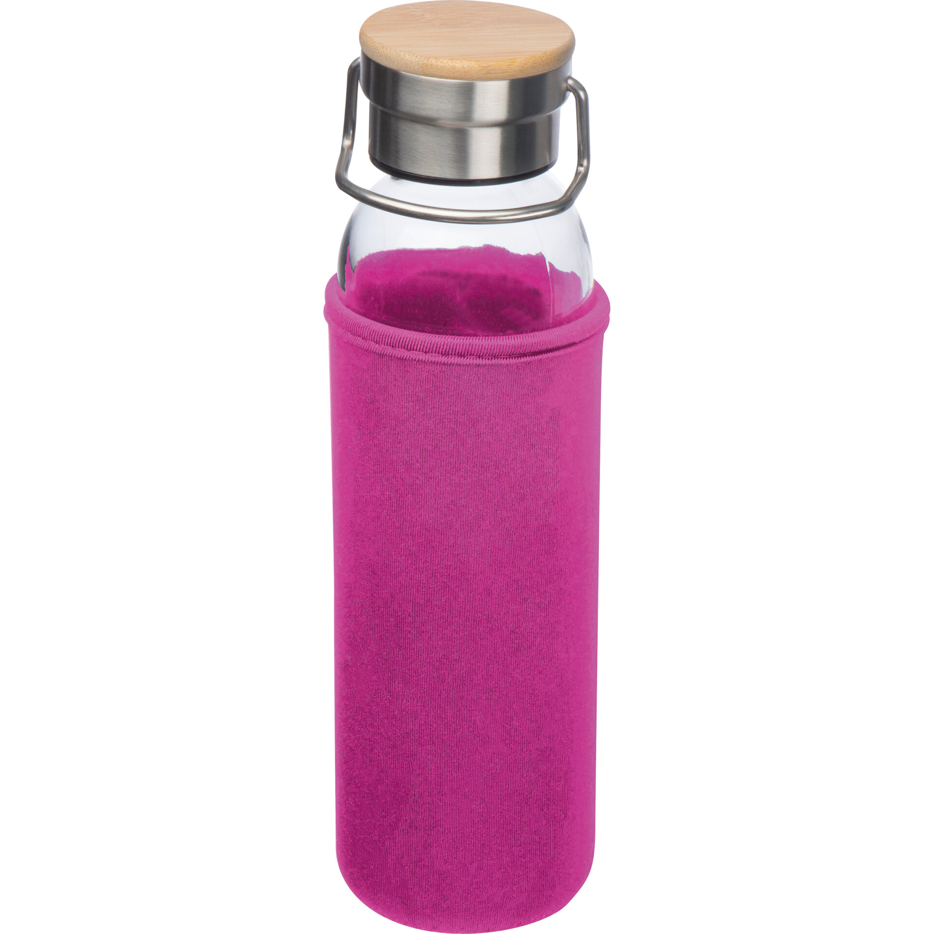 Skleněná láhev s neoprenovým pouzdrem, 600 ml