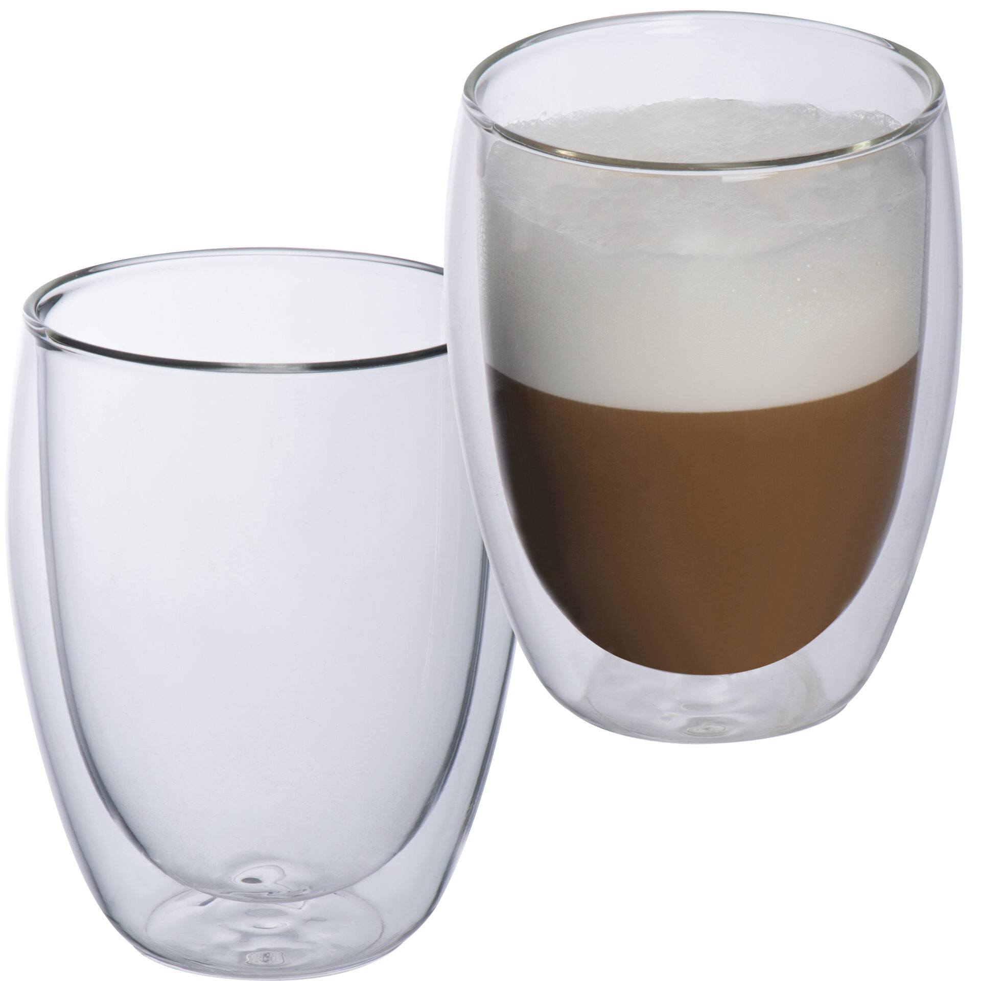 Sada 2 dvoustěnných šálků na capuccino; 2 x 350 ml